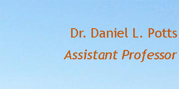 Text Box: Dr. Daniel L. PottsAssistant Professor