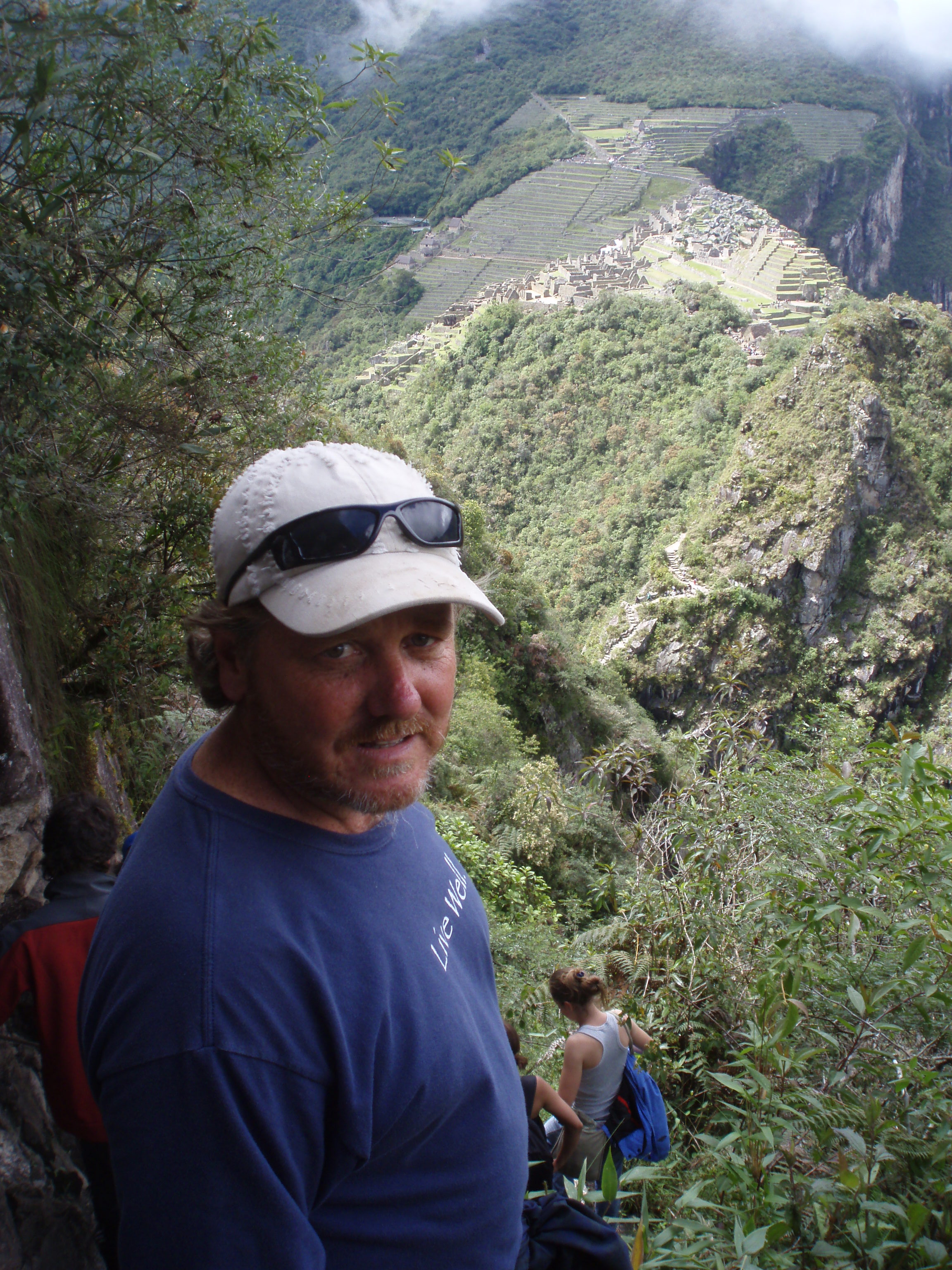 Picture of Dr Schmidt at Machu Picchu